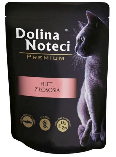 Dolina Noteci Premium Kot Filet z łososia saszetka 85g