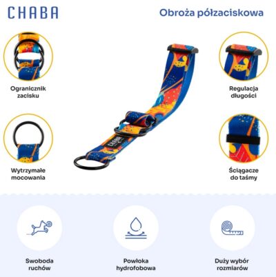 CHABA Obroża półzaciskowa Story III M Aussie - obrazek 4