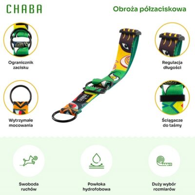 CHABA Obroża półzaciskowa Story III M Jumbo - obrazek 4