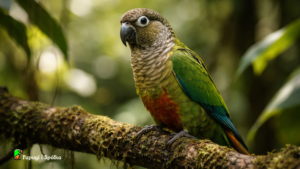 Rudosterka zielonolica