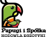 Papugi i Spółka - Hodowla Egzotyki. Logo firmy